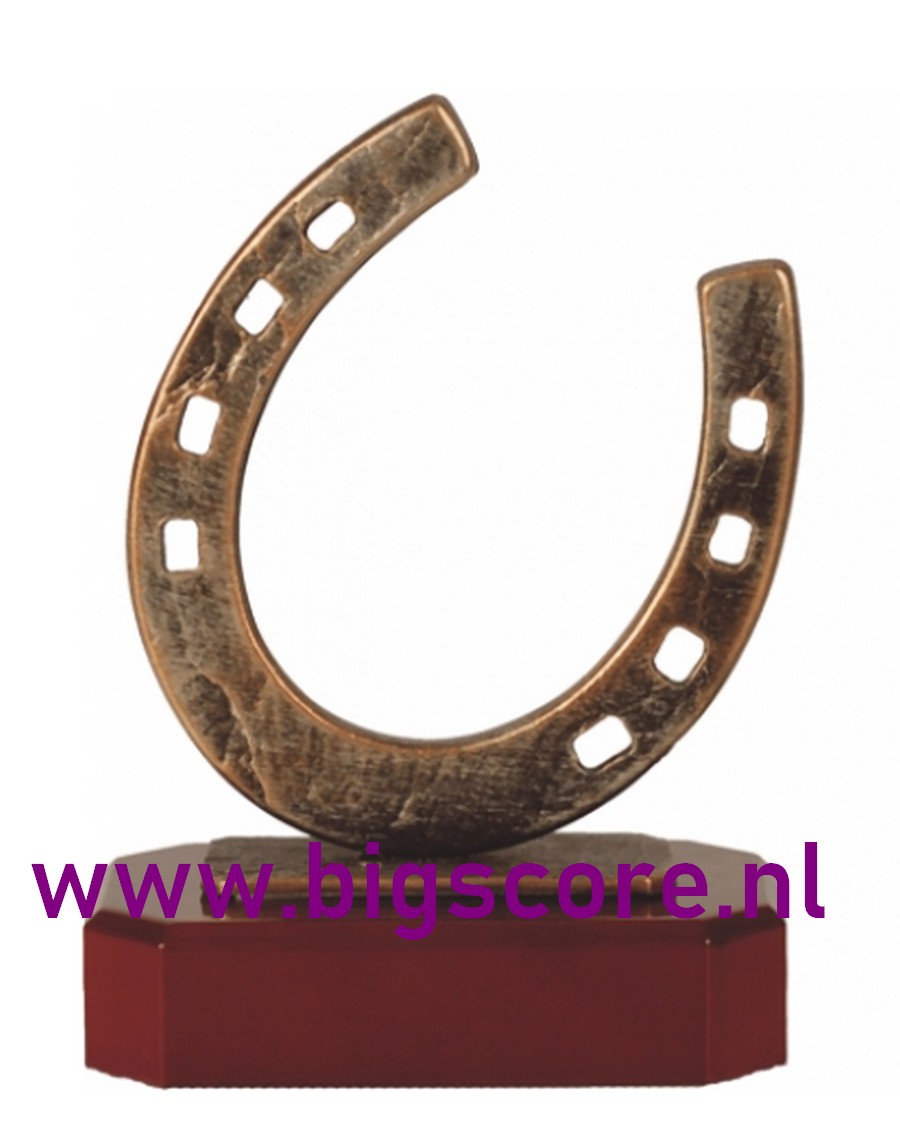 Paard Hoefijzer Metaalbeeld BEL232
